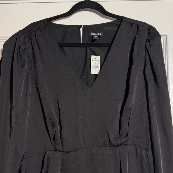 NWT EXPRESS Elegant Black Women's Dress XL - Picture 2 of 4